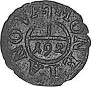 Germany 1/192 Thaler (Dreiling) 1706 KM# 162 Mecklenburg-Schwerin / Duchy / Regular Coinage coin reverse