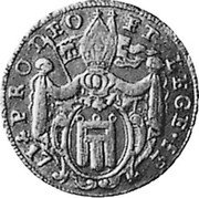 Germany 1/2 Carolin 1735 KM# 153 Montfort / Countship / Trade Coinage coin reverse