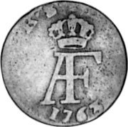 Germany 1/48 Thaler (Schilling) 1763 IHL KM# 60 Mecklenburg-Strelitz / Duchy / Regular Coinage coin obverse Germany 1/48 Thaler (Schilling) 1763 IHL KM# 60 Mecklenburg-Strelitz / Duchy / Regular Coinage coin obverse