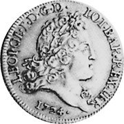 Germany 2 Leopold d'Or 1724 KM# 122 Lorraine / Duchy / Standard Coinage coin obverse