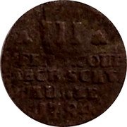 Germany 3 Pfennig (Dreiling) 1784 KM# 202 Mecklenburg-Schwerin / Duchy / Regular Coinage coin reverse
