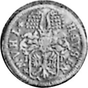 Germany 3 Pfenning (Dreier) 1707 ID KM# 45 Mühlhausen Thuringen / Free City / Regular Coinage coin obverse Germany 3 Pfenning (Dreier) 1707 ID KM# 45 Mühlhausen Thuringen / Free City / Regular Coinage coin obverse