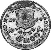 Germany 4 Grote (1/18 Thaler) 1764 KM# 99 Jever / Lordship / Regular Coinage coin reverse Germany 4 Grote (1/18 Thaler) 1764 KM# 99 Jever / Lordship / Regular Coinage coin reverse