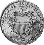 Germany 48 Schilling (Courantthaler) 1752 JJJ KM# 168.3 Lübeck / Free City / Regular Coinage coin reverse Germany 48 Schilling (Courantthaler) 1752 JJJ KM# 168.3 Lübeck / Free City / Regular Coinage coin reverse