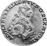 Germany Pistole 1754 HCB KM# 43 Mecklenburg-Strelitz / Duchy / Regular Coinage coin obverse