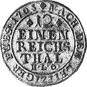 Germany 1/12 Thaler (3 Mariengroschen) 1703 HLO KM# 177 Osnabrück / Bishopric / Regular Coinage coin reverse Germany 1/12 Thaler (3 Mariengroschen) 1703 HLO KM# 177 Osnabrück / Bishopric / Regular Coinage coin reverse