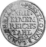 Germany 1/14 Thaler (18 Pfennig) 1703 HLO KM# 172.2 Osnabrück / Bishopric / Regular Coinage coin reverse