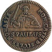 Germany 3 Pfenning (Dreier) 1760 KM# 430 Münster / Cathedral Chapter coin obverse