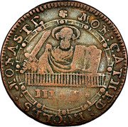Germany 3 Pfenning (Dreier) 1787 KM# 445 Münster / Cathedral Chapter coin obverse