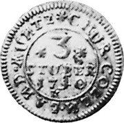 Germany 3 Stüber 1750 K KM# 143 Cologne / Archbishopric / Regular Coinage coin reverse Germany 3 Stüber 1750 K KM# 143 Cologne / Archbishopric / Regular Coinage coin reverse
