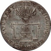 Germany 32 Schilling (2 Mark) 1788 OHK KM# 460 Hamburg / Free City / Regular Coinage coin reverse