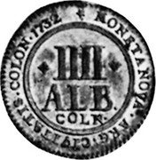 Germany 4 Albus (Bläffert) 1732 HK KM# 430 Free City (Köln) / Regular Coinage coin reverse