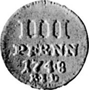 Germany 4 Pfennig 1748 BID KM# 200 Principality / Regular Coinage coin reverse