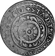 Germany 4 Pfennig 1760 KM# 184 Osnabrück / City / Regular Coinage coin obverse Germany 4 Pfennig 1760 KM# 184 Osnabrück / City / Regular Coinage coin obverse