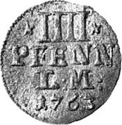 Germany 4 Pfenning 1763 KM# 225 Paderborn / Bishopric / Regular Coinage coin reverse