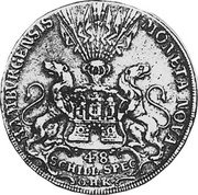 Germany 48 Schilling (Thaler) 1763 OHK KM# 417.3 Hamburg / Free City / Regular Coinage coin obverse Germany 48 Schilling (Thaler) 1763 OHK KM# 417.3 Hamburg / Free City / Regular Coinage coin obverse