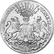 Germany 48 Schilling (Thaler) 1763 OHK KM# 417.2 Hamburg / Free City / Regular Coinage coin obverse Germany 48 Schilling (Thaler) 1763 OHK KM# 417.2 Hamburg / Free City / Regular Coinage coin obverse