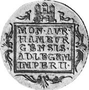 Germany Ducat 1777 KM# 447 Hamburg / Free City / Trade Coinage coin reverse Germany Ducat 1777 KM# 447 Hamburg / Free City / Trade Coinage coin reverse