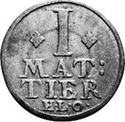 Germany Mattier (1/2 Mariengroschen) 1704 HLO KM# 188 Osnabrück / Bishopric / Regular Coinage coin reverse Germany Mattier (1/2 Mariengroschen) 1704 HLO KM# 188 Osnabrück / Bishopric / Regular Coinage coin reverse