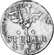Germany Stüber (10 Witten) 1776 A KM# 245 Principality / Regular Coinage coin reverse Germany Stüber (10 Witten) 1776 A KM# 245 Principality / Regular Coinage coin reverse