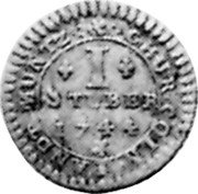 Germany Stüber 1744 KM# 138 Cologne / Archbishopric / Regular Coinage coin reverse Germany Stüber 1744 KM# 138 Cologne / Archbishopric / Regular Coinage coin reverse