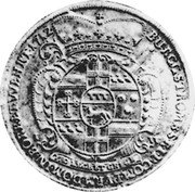 Germany Thaler 1712 JW KM# 185.1 Paderborn / Bishopric / Regular Coinage coin reverse