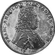 Germany Thaler 1716 AGP KM# 191 Paderborn / Bishopric / Regular Coinage coin obverse