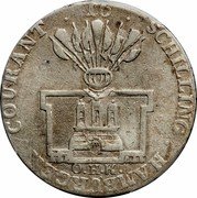 Germany 16 Schilling (Mark) 1789 OHK KM# 463 Hamburg / Free City / Regular Coinage coin reverse