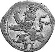 Germany 6 Heller (1/2 Albus) 1713 KM# 298 Landgraviate / Regular Coinage coin reverse