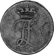 Germany 6 Heller (1/2 Albus) 1775 KM# 510 Landgraviate / Regular Coinage coin obverse