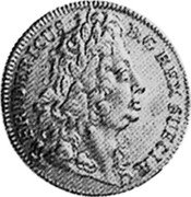 Germany 8 Albus (1/4 Thaler) 1737 LR KM# 424 Landgraviate / Regular Coinage coin obverse Germany 8 Albus (1/4 Thaler) 1737 LR KM# 424 Landgraviate / Regular Coinage coin obverse