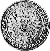 Germany Thaler KM# 345.1 Silesia / Duchy / Standard Coinage coin reverse Germany Thaler KM# 345.1 Silesia / Duchy / Standard Coinage coin reverse