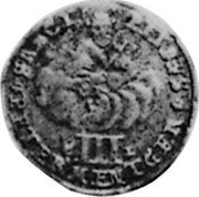 Germany 3 Petermenger (3 Albus) 1689 KM# 158 Trier / Archbishopric / Regular Coinage coin reverse