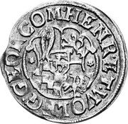 Germany Groschen (1/24 Thaler) 1614 AL KM# 29 Stolberg / Countship / Regular Coinage coin obverse