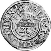 Germany Groschen (1/28 Thaler) 161Z AL KM# 19 Stolberg / Countship / Regular Coinage coin reverse