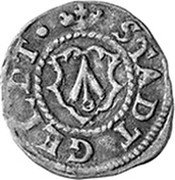 Germany Witten (1/192 Thaler) 1637 (f) KM# 83 Stralsund / City / Regular Coinage coin obverse Germany Witten (1/192 Thaler) 1637 (f) KM# 83 Stralsund / City / Regular Coinage coin obverse