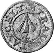 Germany Witten (1/192 Thaler) 1696 HIH KM# 190 Stralsund / City / Regular Coinage coin obverse Germany Witten (1/192 Thaler) 1696 HIH KM# 190 Stralsund / City / Regular Coinage coin obverse