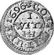 Germany Witten (1/192 Thaler) 1696 HIH KM# 190 Stralsund / City / Regular Coinage coin reverse Germany Witten (1/192 Thaler) 1696 HIH KM# 190 Stralsund / City / Regular Coinage coin reverse