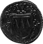 Germany 3 Heller 1622 KM# 47 Würzburg / Bishopric / Regular Coinage coin obverse