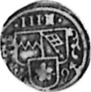 Germany 3 Heller 1694 KM# 196 Würzburg / Bishopric / Regular Coinage coin obverse