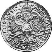 Germany Guldenthaler KM# 18 Regensburg / Free City / Regular Coinage coin reverse
