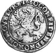 Germany Thaler 1660 KM# 71.2 Rietberg / Countship / Regular Coinage coin reverse