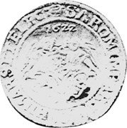 Germany Schreckenberger (12 Kreuzer) 1622 Swan KM# 226 Saxony-Albertine / Electorate / Regular Coinage coin reverse