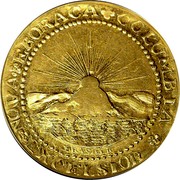 USA Brasher Doubloon 1787 KM# Tn51.2 NOVA EBORACA COLUMBIA EXCELSIOR BRASHER coin reverse USA Brasher Doubloon 1787 KM# Tn51.2 NOVA EBORACA COLUMBIA EXCELSIOR BRASHER coin reverse