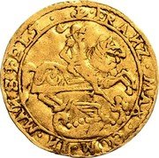 Germany 1/4 Ducat 1670 KM# 126 Mansfeld-Bornstedt / Countship / Trade Coinage coin obverse