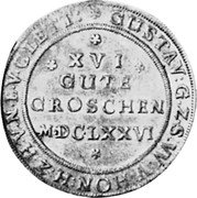 Germany 16 Gute Groschen (2/3 Thaler) 1676 MDCLXXVI KM# 71 Sayn-Wittgenstein-Wittgenstein / Countship / Standard Coinage coin obverse