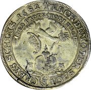 Germany 2/3 Thaler (Gulden) 1682 HM KM# 10 Saxe-Eisenberg / Duchy / Regular Coinage coin reverse Germany 2/3 Thaler (Gulden) 1682 HM KM# 10 Saxe-Eisenberg / Duchy / Regular Coinage coin reverse