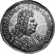 Germany Thaler 1697 IA KM# 32 Saxe-Eisenberg / Duchy / Regular Coinage coin obverse Germany Thaler 1697 IA KM# 32 Saxe-Eisenberg / Duchy / Regular Coinage coin obverse