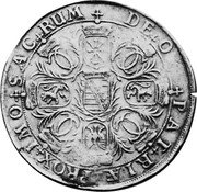 Germany Thaler KM# 29 Saxe-Eisenberg / Duchy / Regular Coinage coin reverse Germany Thaler KM# 29 Saxe-Eisenberg / Duchy / Regular Coinage coin reverse