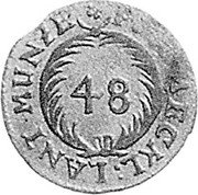 Germany 1/48 Thaler (Schilling) 1691 KM# 112 Mecklenburg-Güstrow / Duchy / Regular Coinage coin reverse Germany 1/48 Thaler (Schilling) 1691 KM# 112 Mecklenburg-Güstrow / Duchy / Regular Coinage coin reverse